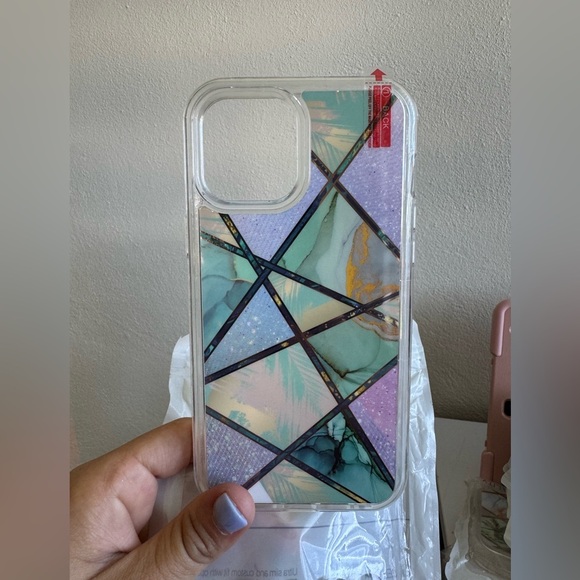 Pastel Marble Geometric Case – Samsung Galaxy S21/S30 6.2" - Picture 2 of 9